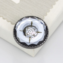 38MM upscale cashmere suede big coat crystal button mink fur fur fur dress buttoned decorative buckle round