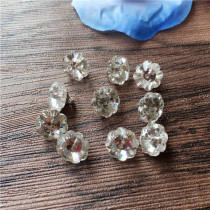 Diameter 14MM plum upmarket crystal button lined with buttoned water drill small button to decorate button jewel