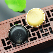 Upscale resin imitation leather clothing clothing buttonholswoolen sweatshirt with a large coat of clothing buttons black upscale womens buckle