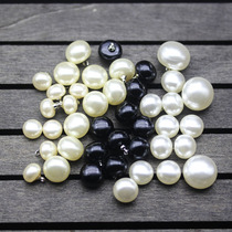 8-14MM upscale round shirt lining imitation pearl button resin white dress decorated with child button