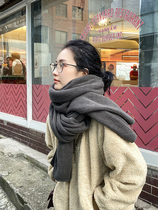Day Department Rosex original Cebu Wind Thickened Warm Surrounding Neck s Han Edition Temperament 100 Lap Scarves for men and women Autumn and winter style shawl