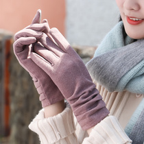 Japan Rosex winter warm and cold proof fashion wild touch screen riding gloves female thick autumn Korean version Outdoor