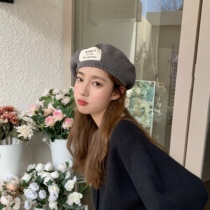 Japanese Rosex Korean tide ins label beret Joker fashion autumn and winter knitting suitable for round face hat women