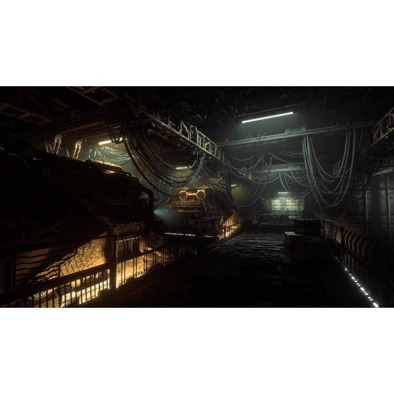 Ue5.3 Science Fiction Spaceship Cargo Ship Cabin Factory Interior Environment Industrial Cargo Ship