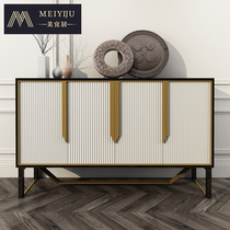 Light and luxurious wind-off cabinet American Decorative Cabinet Entrance door Hall Partition Closet of Fancy Storage Port Type rear Modern Dining Side Cabinet