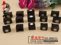 Bird cage cup handle set head Ebony Beizi Thrush Bird cage polishing cup Nose cup Ear Lark Red indigo chin bowl holder accessories