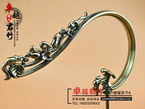 Boutique high-grade white copper bird cage hook thrush bird cage brass hook five rat eagle hook bird cage accessories manufacturers