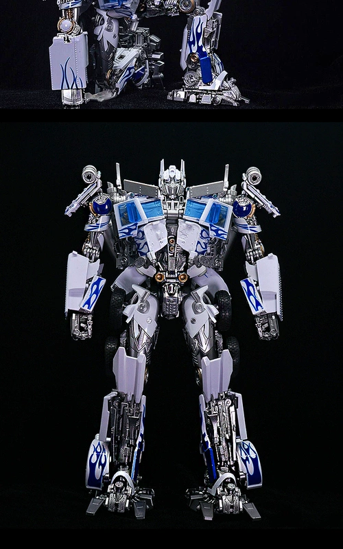 Đồ chơi biến hình King Kong Black Mamba Blue và White sứ White SS chọc trời Robot Model Phiên bản phim Boy - Gundam / Mech Model / Robot / Transformers