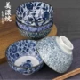 Mino đốt Nhật Bản nhập khẩu bát cơm retro gốm trắng bát bộ đồ ăn theo phong cách Nhật Bản sáng tạo nhà bát bát bát bát ăn cơm đẹp