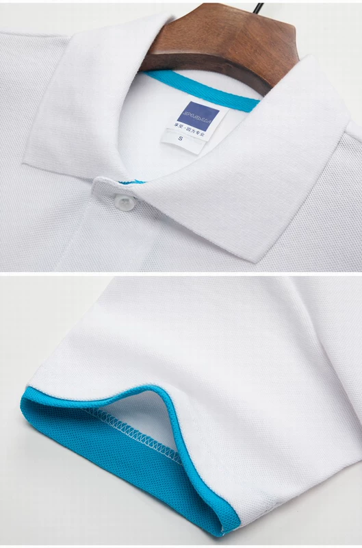 Áo sơ mi POLO Nhật Bản nam ngắn tay màu tương phản ve áo T-shirt bé trai trẻ trung giả hai mảnh còng áo sơ mi Poncho