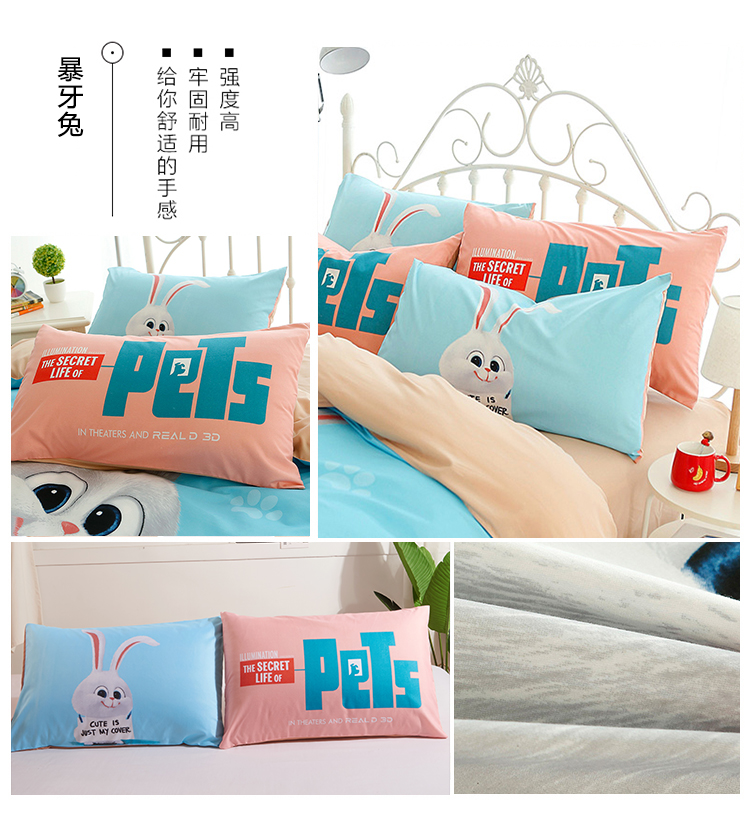 Phiên bản lớn của gối twill cặp gối nhám in hình gối đơn sinh viên gối tập 48x74cm goi om