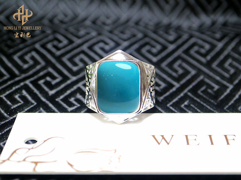 Bague HONGLIYIJEWELRY    en Argenterie - Ref 3088343 Image 3