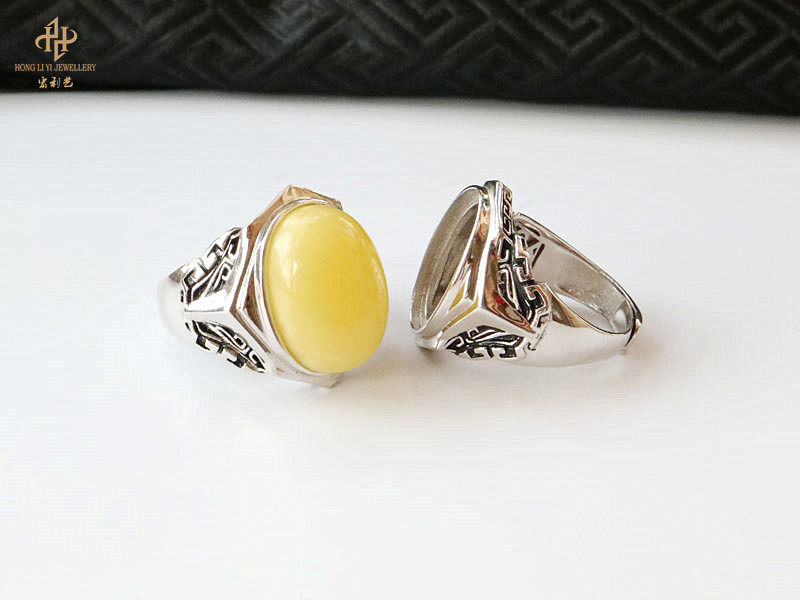 Bague HONGLIYIJEWELRY    en Argenterie - Ref 3087615 Image 8