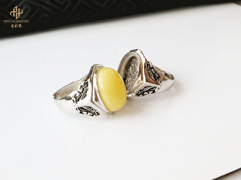 Bague HONGLIYIJEWELRY    en Argenterie - Ref 3087615 Image 11