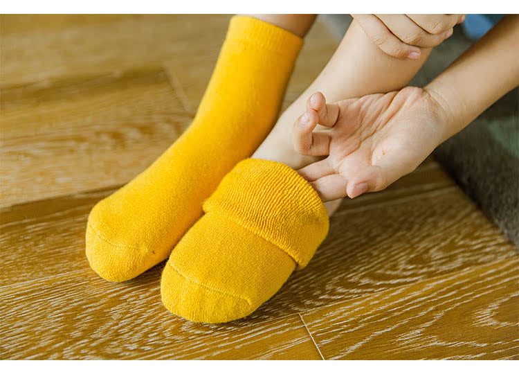 Tất trẻ em mùa đông dày lên ấm áp bé trai và bé gái cộng với vớ cotton không tinh khiết trong vớ khăn ống quần tất cho bé sơ sinh