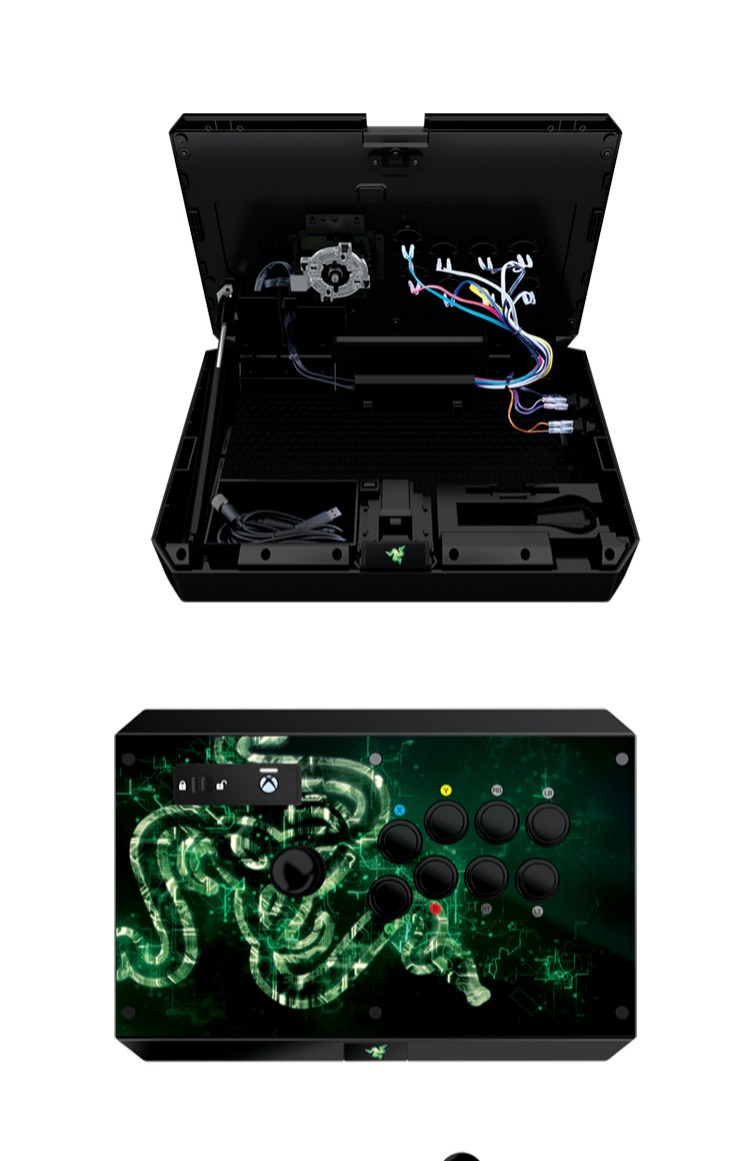 Razer / Razer mad Lion XBOX ONE trò chơi chiến đấu trên máy tính rocker Street Fighter King - Cần điều khiển tay cầm logitech