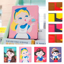 Cute girl heart ins girl lollipop passport cover multifunctional travel go out to Japan and South Korea female card clip cartoon
