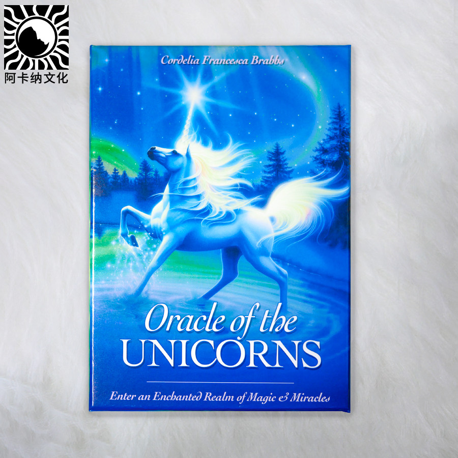 Spot U.S. import genuine original solitaire Oracle of the Unicorns Unicorn Oracle Card