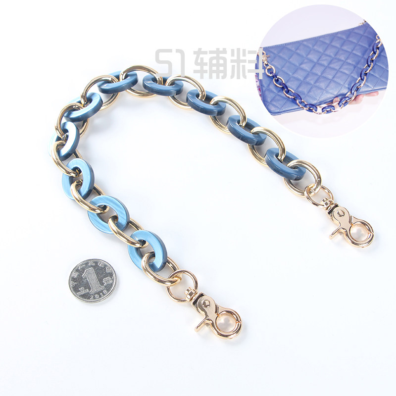 Designer original upscale acrylic Tiers handbag chain children Elegant Weave DIY Bag With Accessories Accessories