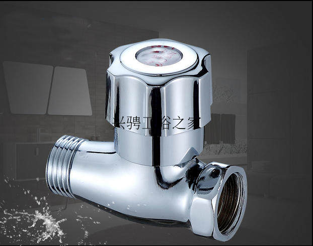4-part copper-body straight-through valve quality straight-through valve in and out of the water through valve inner-wire straight valve switch