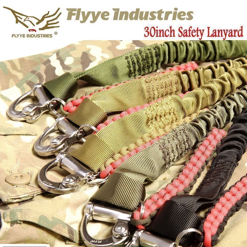 FLYYE Shono LT Seal Quick Release Safety Rope US Special Forces Steel 650kg Load-Bearing