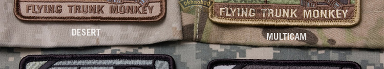Bản gốc MSM Tàu siêu tốc Khỉ bay thân Khỉ thêu Velcro Morale Chương Sticker miếng dán đề can ủi quần áo