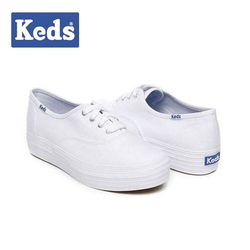 American Discount Keds Genuine Classic Thick-Soled White Shoes, Same Style as Jung Soo-Kyung, Platform Shoes, Canvas Shoes, Multiple Options Available