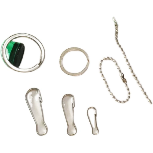 Металлический аксессуар для ключей с застежкой из нержавеющей стали, анти-кража