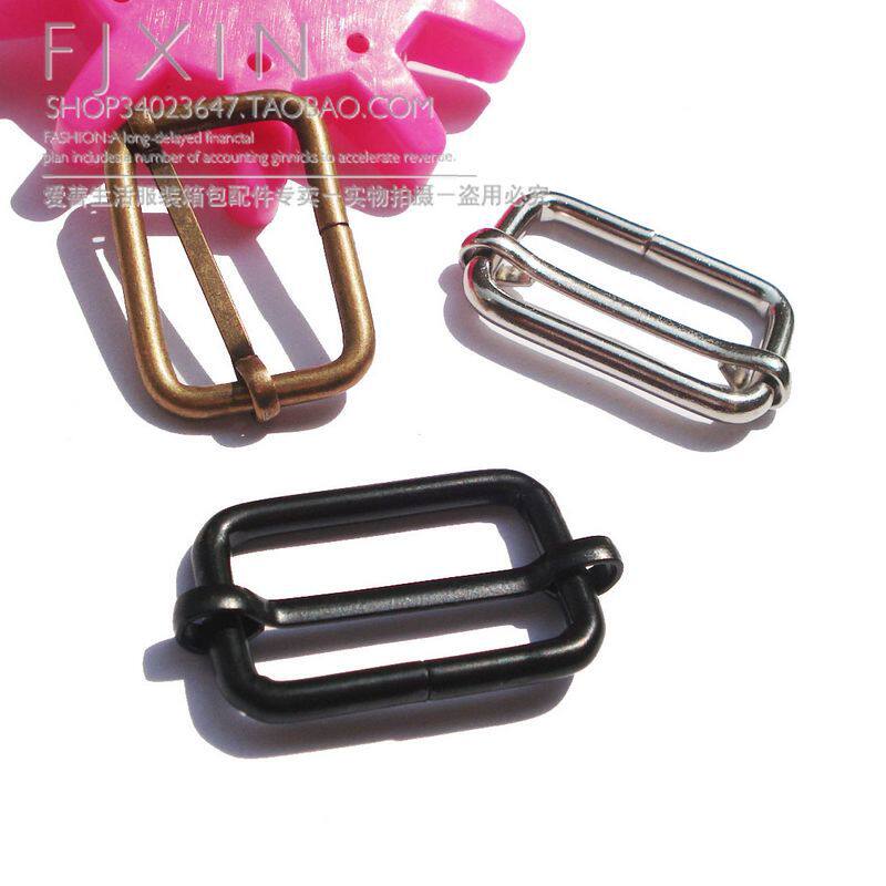 Backpack buckle Inner width 2 5CM Metal core buckle Japanese buckle adjustment buckle three-speed buckle three-color optional