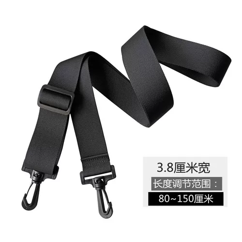 Черные бретели, нейлоновая пластиковая сумка на одно плечо, делается под заказ, 32, 38mm, увеличенная толщина