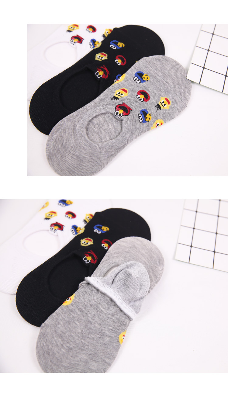 Summer Sesame Street Bà Bít tất Vớ Cá tính Sinh viên Bít tất Nữ Bít tất Phim hoạt hình Vớ Hàn Quốc Dongdaemun - Vớ sợi tre vớ nike