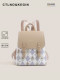 Ctlnokegin High-Looking Plaid Backpack for Women 2025 New Original Versatile School Bag Travel Work Backpack