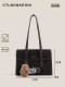 Ctlnokegin Tote Bag for Women 2026 New Niche Commuter Shoulder Underarm Bag High-End Retro Handbag