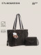 Ctlnokegin Mulxue Rhine Tote Bag Women's Large Capacity Autumn and Winter Commuting Bag Handheld Large Bag Shoulder Bag