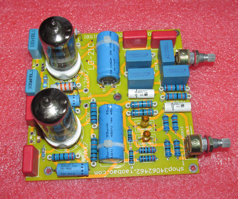 6N3 Treble Bass Tone Board Well-designed Baxandall Type 6N3 Vacuum Tube Tone Board LG-21C