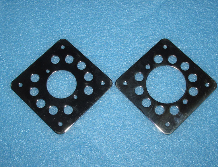 Vacuum tube large four-legged and eight-legged shock absorber lining plate suitable for international general standard size chrome plating 1 5MM thick