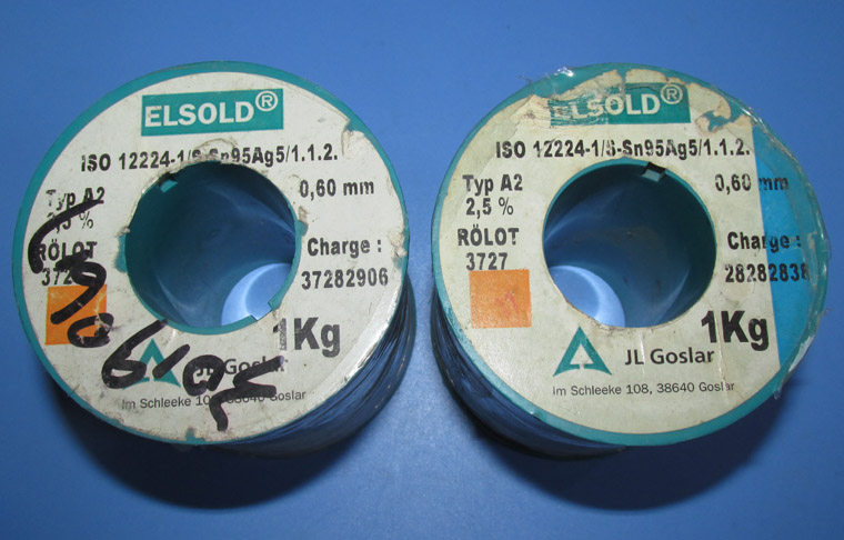 German high-quality ELSOLD silver 5% solder wire quality is better than WBT silver solder 1 meter 4 8 yuan