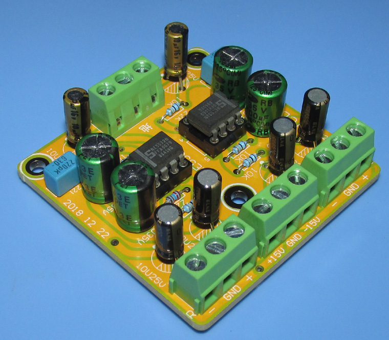 Single-ended transfer balanced circuit board power amplifier bridging BTL inverted phase push plate excellent performance noise low JCDQ199B