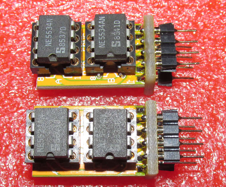 DZDFDHC plastic packaged single op amp upgrade conversion seat: two single op amps instead of one single op amp