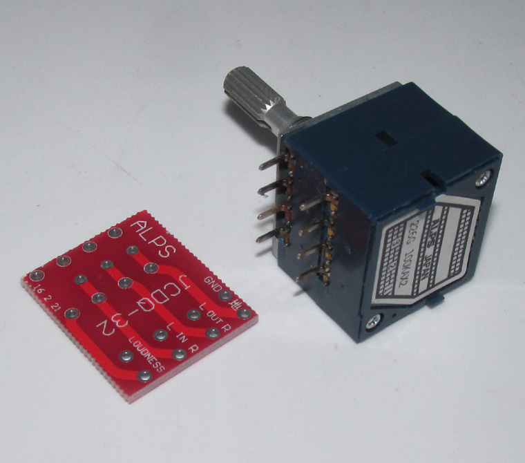 Japan ALPS blue shell potentiometers Iron Shell Potentiometers Dual-use lines Yellow-plate machines Wire welding convenient for JCDQ32