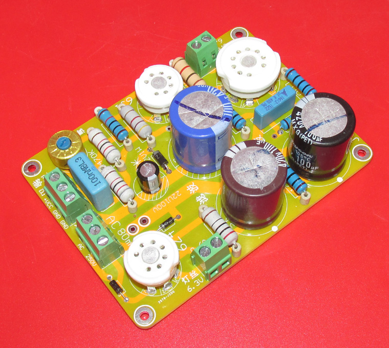 6Z4 6P1 6J1 Bile rectifier bile regulator adjustable power supply board three-stage filter JCDQ48