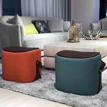 Nordic shoe stool Household door sofa stool Saddle stool Creative living room small stool portable stool Light luxury makeup stool