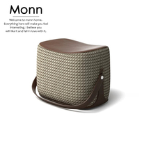 Nordic sofa stool Living room leather low stool Foot pedal saddle stool Childrens shoe stool household door shoe stool storage