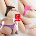 4 món quà quần lót nữ tính ren quyến rũ xuyên thấu siêu mỏng lưới T quần THONG quần lót lọt khe xẻ đũng Bộ quà tặng