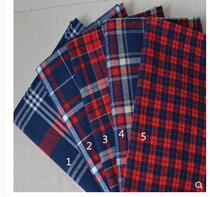  New Export high-quality high-density pure cotton brushed plaid cloth Spring and autumn and winter shirt skirt pajamas bedding lint cloth material