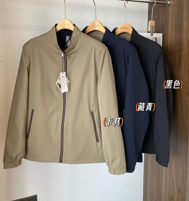 8.19【705 Urban Stroll】Jing* Men's Stand Collar Jacket-Yyns