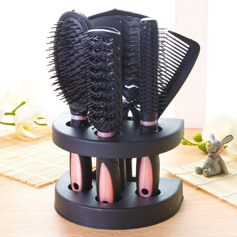 Home hair salon comb comb set inner button hair brush ba
