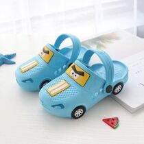 Childrens slippers Summer Boys cartoon cute baby hole shoes girls indoor soft bottom non-slip home slippers