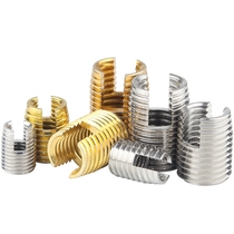 302 slotted self-tapping screw sleeve steel sleeve braces steel wire screw stainless steel non-standard short extension