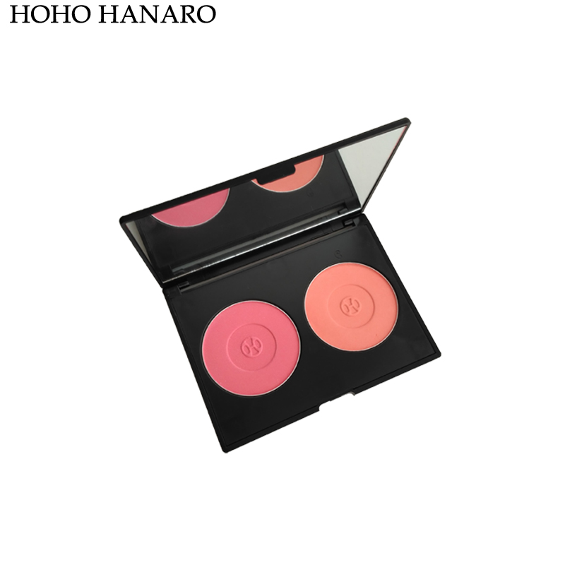 Good HOHO bicolor size blush pink orange orange orange coffee color naked makeup natural conspicuity with bright complexion